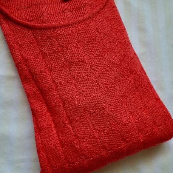 Vince Camuto Women's Sweater, Cotton/Viscose/Modal, Coral/Pink, Petite XS - Picture 2 of 11